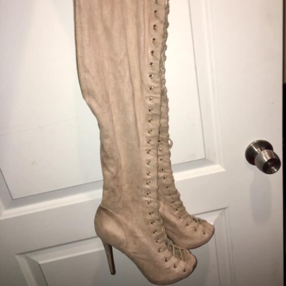 Thigh high heels